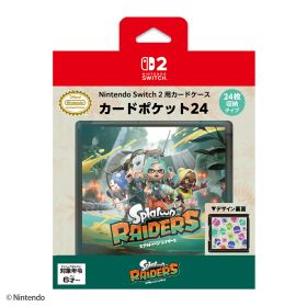 マックスゲームズ Nintendo Switch 2 用カードケース カードポケット24 スプラトゥーン レイダース [BEEF-01SPR]