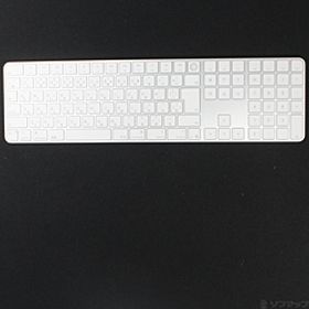 Appleシリコン搭載Macモデル用 Touch ID搭載 Magic Keyboard (テンキー付き) 日本語 ホワイトキー MXK73J／A
