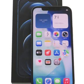 【Apple】アップル『iPhone12Pro / 6.1inch / 256GB / SIMロック解除済 au / パシフィックブルー』MGMD3J/A 2020年10月発売 スマートフォン 1週間保証【中古】