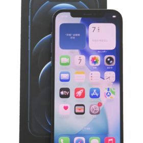 【Apple】アップル『iPhone12Pro / 6.1inch / 128GB / SIMロック解除済 au / パシフィックブルー』MGM83J/A 2020年10月発売 スマートフォン 1週間保証【中古】