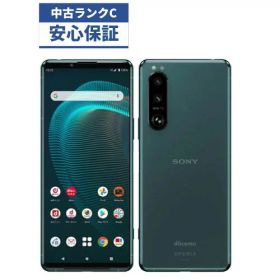 【中古】【可】Xperia 5 III SOG05 グリーン SIMロック解除済 au 【安心30日保証】 本体 白ロム CCコネクト