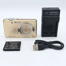 Panasonic パナソニック デジタルカメラ ルミックス シャインゴールド DMC-FH7-N #260825_WF2BA001197
