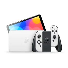 ★中古美品★任天堂 Nintendo Switch （有機ELモデル） Joy-Con（L）/（R） ホワイト [Nintendo Switch本体] HEG-S-KAAAA