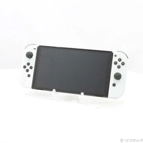 【中古】Nintendo(任天堂) Nintendo Switch 有機ELモデル Joy-Con(L)／(R) ホワイト 【258-ud】