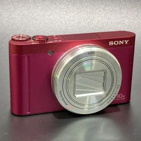 【質Banana】 付属あり SONY/ソニー Syber-shot/サイバーショット デジカメ DSC-WX500 レッド中古 現状