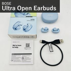 BOSE ボーズ Ultra Open Earbuds ウルトラオープンイヤホン 881046-0030 ムーンストーンブルー 空間オーディオ オープンイヤー 完全ワイヤレス Bluetooth マイク付 IPX4防滴 最大7.5時間再生 国内正規品