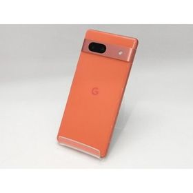 【中古】Google docomo 【SIMフリー】 Pixel 7a コーラル 8GB 128GB G82U8【浜松駅前】保証期間１ヶ月【ランクA】