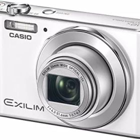 【中古】CASIO デジタルカメラ EXILIM EX-ZS240WE 手ブレに強い光学12倍ズーム シャッターを押すだけでキレイに撮れる カメラ 中古 人気 おすすめ 高画質