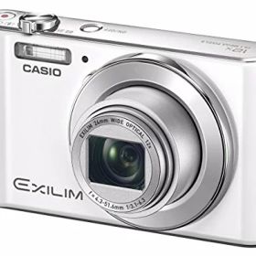 【中古】「非常に良い」CASIO デジタルカメラ EXILIM EX-ZS240WE 手ブレに強い光学12倍ズーム シャッターを押すだけでキレイに撮れる