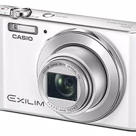 【中古】【39shop】CASIO★デジタルカメラ EXILIM EX-ZS240WE 手ブレに強い光学12倍ズーム シャッターを押すだけでキレイに撮れる(非常に良い)