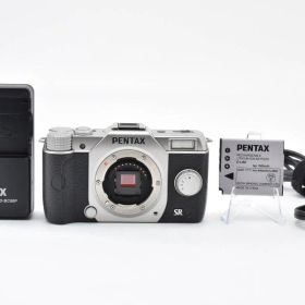 ★美品★ PENTAX ペンタックス Q10 ボディ シルバー ミラーレス一眼 #K1148