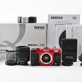 PENTAX Q10 レッドxブラック レンズセット 2398