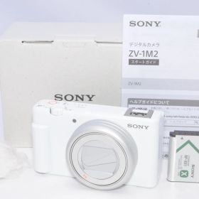 SONY VLOGCAM ZV-1 II ZV-1M2 ホワイト 18-50mm Vlogカメラ コンディション良好