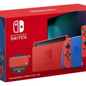 【中古】ニンテンドースイッチハード Nintendo Switch本体 マリオレッド×ブルー セット
