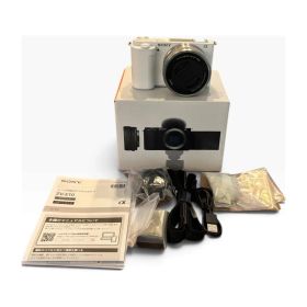 【展示品/ショット58回】SONY ZV-E10 ホワイト パワーズーム
