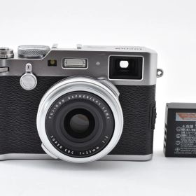 ★極上品★ フジフイルム FUJIFILM X100F シルバー 《ショット数20回・バッテリー付》★完動品★ #A608081