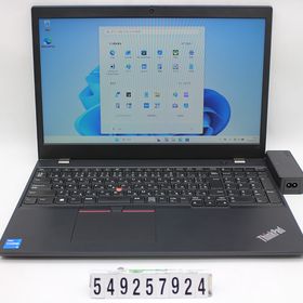 Lenovo ThinkPad L15 Gen2 Core i5 1135G7 2.4GHz/8GB/256GB(SSD)/15.6W/FWXGA(1366x768)/Win11 【中古】