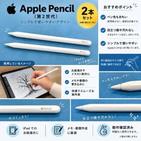 Apple Pencil 第2世代 整備済み品 ほぼ未使用 即発送 2点セット