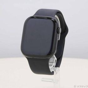 〔中古〕Apple(アップル) Apple Watch Series 10 GPS 46mm ジェットブラックアルミニウムケース ブラックスポーツバンド〔258-ud〕