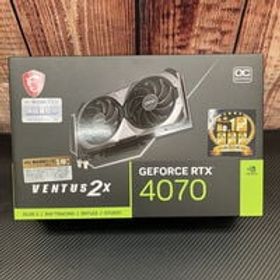 中古 MSI GeForce RTX 4070 VENTUS 2X 12G OC (RTX4070 12GB) 157129 状態： B:良品