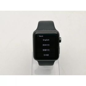 【中古】Apple Apple Watch Series3 42mm GPS スペースグレイアルミニウム/ブラックスポーツバンド MTF32J/A【千葉】保証期間1ヶ月【ランクB】