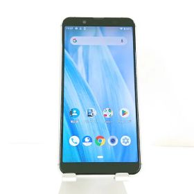 AQUOS sense3 basic 907SH SoftBank シルバー 送料無料 本体 c22162 【中古】