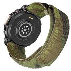 【全国送料無料】 時計バンド Huami Amazfit T-Rex 3 バンド カモフラージュ柄デザイン スマートウォッチバンド