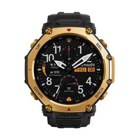 Amazfit sp170078-C238 T-Rex 3 Pro 48mm スマートウォッチ MIL規格準拠 10ATM防水 ブラックゴールド
