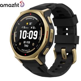 アマズフィット AMAZFIT スマートウォッチ T-Rex 3 Pro 44mm ブラックゴールド 腕時計 メンズ レディース GPS アウトドア 登山 ウェアラ