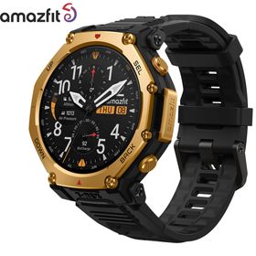 アマズフィット AMAZFIT スマートウォッチ T-Rex 3 Pro 48mm ブラックゴールド 腕時計 メンズ レディース GPS スポーツ 登山 ウェアラブ