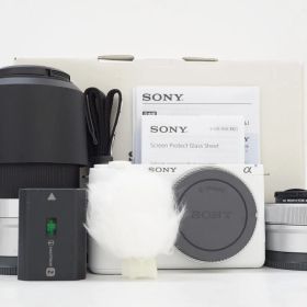 L191733)【新品同様】ソニー SONY VLOGCAM ZV-E10 II ダブルズームレンズキット ZV-E10M2 デジタル ミラーレス 一眼カメラ