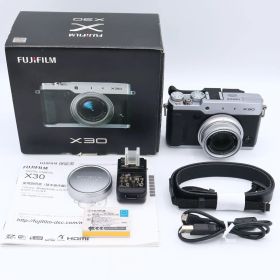 FUJIFILM フジフイルム デジタルカメラ X30 シルバー FX-X30 S #260909_4C001920