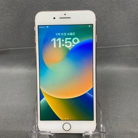 中古美品 国内版 SIMフリー iPhone8 Plus 64GB ゴールド色