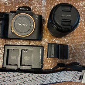 SONY α7II ボディ、レンズ、バッテリー、充電器、ストラップ