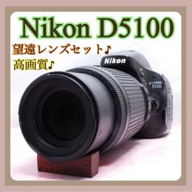 ✨Nikon D5100✨1620万画素❤️バリアングル液晶♪望遠レンズ
