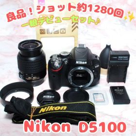 ✨Nikon D5100✨バリアングル＆高画質 初心者 一眼レフカメラ ニコン