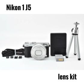ニコン Nikon 1 J5 レンズキット ミラーレス一眼カメラ 三脚付き