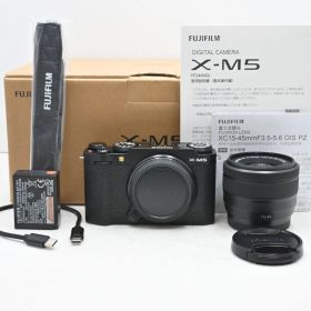 ショット数『363』FUJIFILM X-M5 ミラーレス一眼カメラ XC15-45mmF3.5-5.6 OIS PZ レンズキット - ブラック
