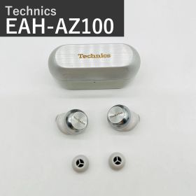 テクニクス Technics 完全ワイヤレスイヤホン EAH-AZ100-S シルバー 磁性流体ドライバー アダプティブノイズキャンセリング 3台マルチポイント LDAC ハイレゾ対応 Bluetooth 国内正規品