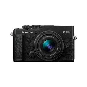オーエムシステム (OM SYSTEM) ミラーレス一眼 PEN 14-42mm F3.5-5.6 III レンズキット ブラック ＜発売日以降のお届け＞