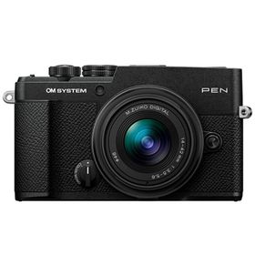 OM SYSTEM ミラーレス一眼カメラ PEN 14-42mm F3.5-5.6 III レンズキット PEN 14-42mm F3.5-5.6 III レンズキット BLK