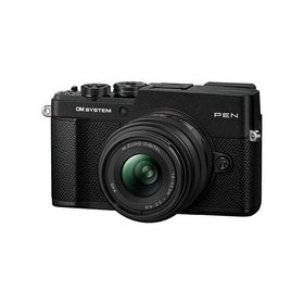 OM SYSTEM PEN 14-42mm F3.5-5.6 III レンズキット BLK ミラーレス一眼カメラ 4／3型 Live MOSセンサー搭載 約2037万画素 ブラック