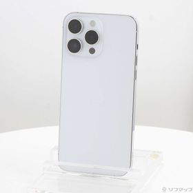 (中古)Apple iPhone14 Pro Max 128GB シルバー MQ973J/A SIMフリー(269-ud)