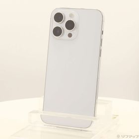 (中古)Apple iPhone14 Pro Max 128GB シルバー MQ973J/A SIMフリー(198-ud)