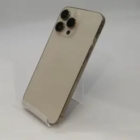 【中古】Apple au 【SIMフリー】 iPhone 14 Pro Max 128GB ゴールド MQ983J/A【浜松駅前】保証期間１ヶ月【ランクC】