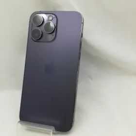【中古】Apple au 【SIMフリー】 iPhone 14 Pro Max 128GB ディープパープル MQ993J/A【川崎駅前】保証期間１ヶ月【ランクA】