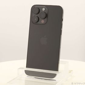 (中古)Apple iPhone14 Pro Max 256GB スペースブラック MQ9A3J/A SIMフリー(198-ud)