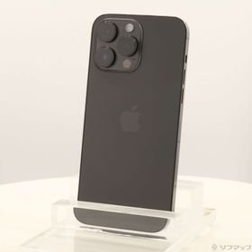 (中古)Apple iPhone14 Pro Max 256GB スペースブラック MQ9A3J/A SIMフリー(198-ud)