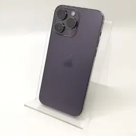 【中古】Apple docomo 【SIMフリー】 iPhone 14 Pro Max 1TB ディープパープル MQ9N3J/A【秋葉4号】保証期間１ヶ月【ランクB】