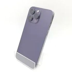 【中古】Apple au 【SIMフリー】 iPhone 14 Pro Max 512GB ディープパープル MQ9J3J/A【熊本】保証期間１ヶ月【ランクC】